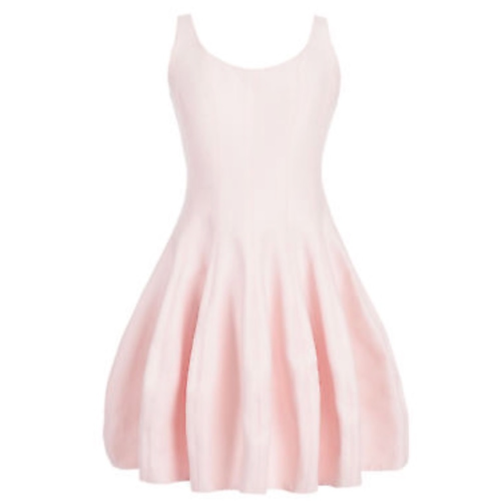 Halston Heritage Pink Bubble Dress- size 10